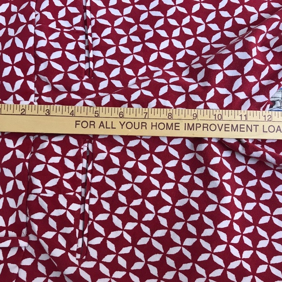 Ann Taylor Loft Marisa Skinny Red Maroon Ankle 8 - Picture 8 of 8